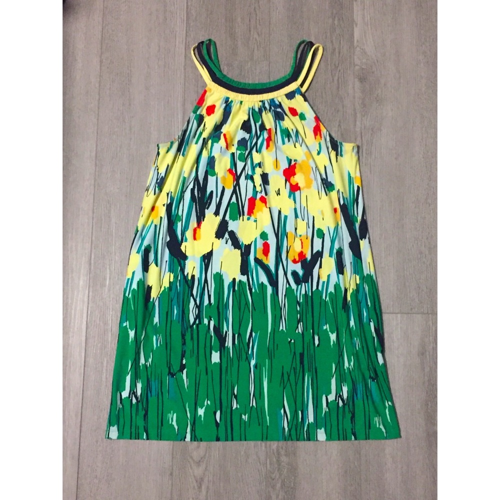 BCBG Women’s floral shift mini dress